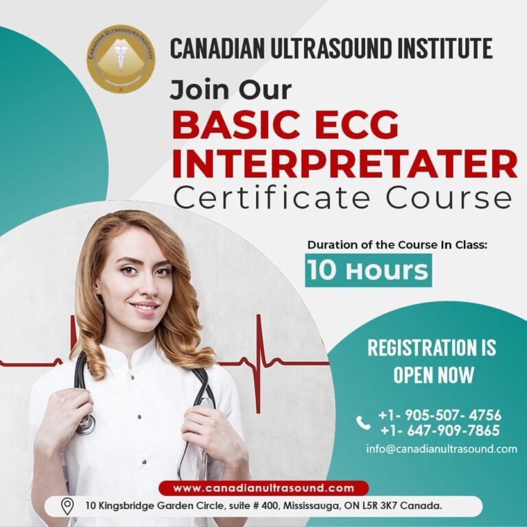 Basic Ecg Interpretation Course - Canadian Ultrasound Institute