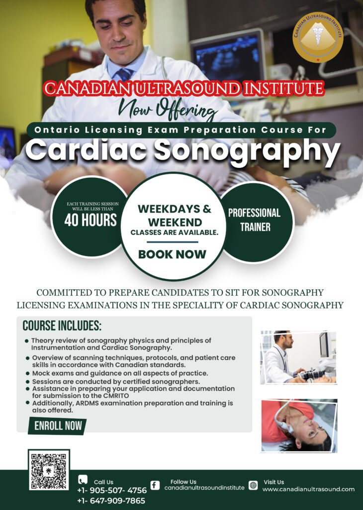 Ontario Licensing Exam Preparation Course For Cardiac Sonography